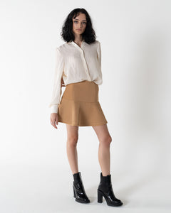 Flared Mini Skirt - Honey