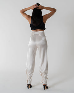 Puffin Pants - Satin Ivory
